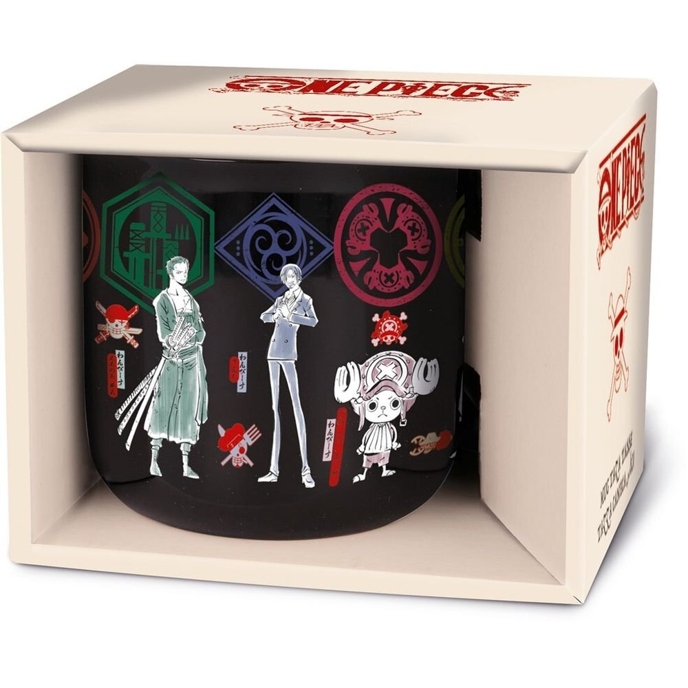 Taza Cerámica Desayuno 400 ml en Caja Regalo One Piece Marca STOR