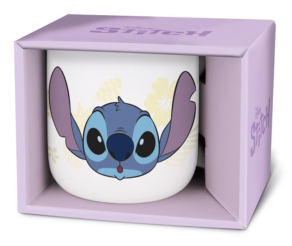 Taza cerámica Stitch Palms Young Adult con caja regalo STOR
