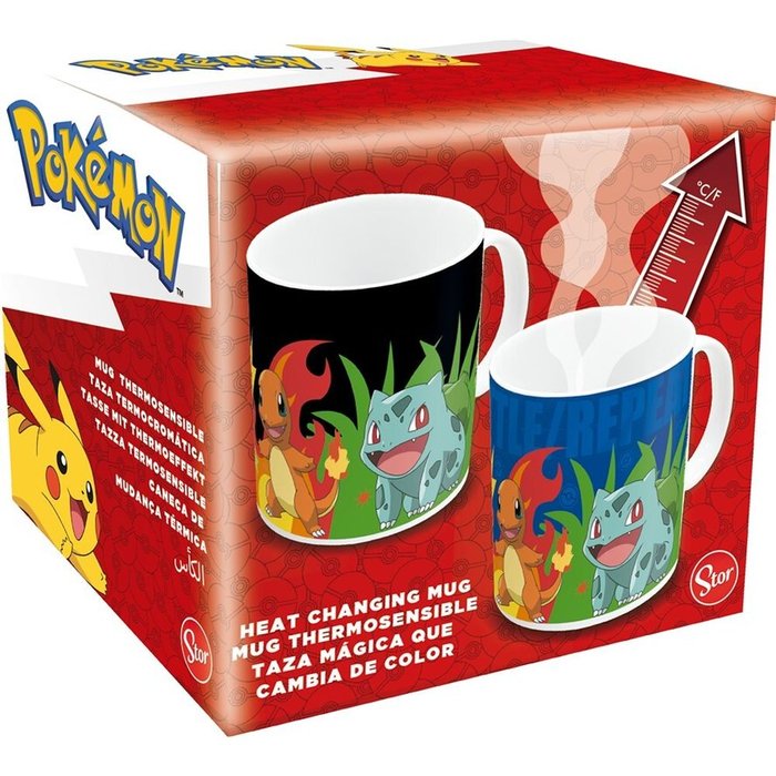 TAZA CERAMICA 325 ML CHANGING COLOR POKEMON UNIVERSE | STOR | 1 UNIDAD | 8412497200023