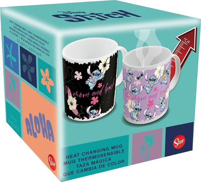 TAZA TERMINA 325 ML EN CAJA REGALO STITCH Y ANGEL | STOR | 1 UNIDAD | 8412497200030 Imagen principal del producto