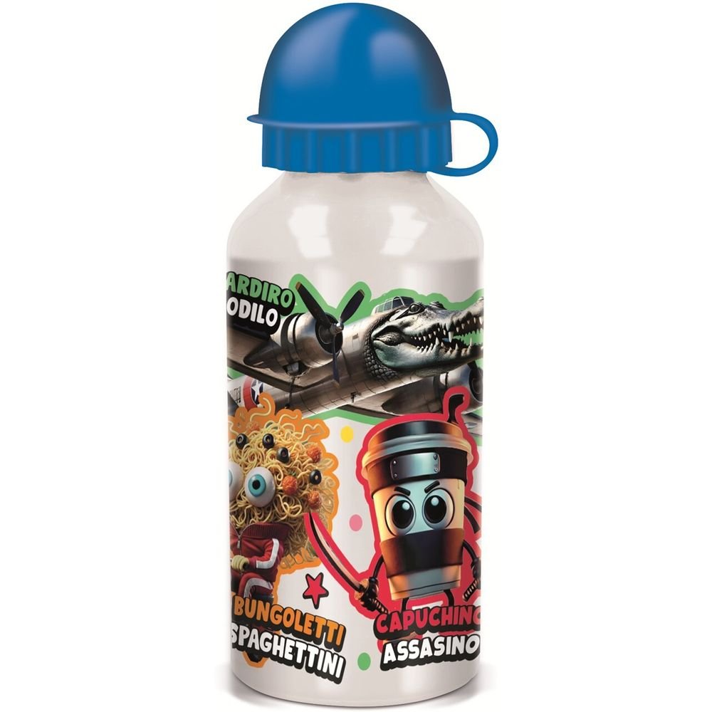 Botella aluminio pequeña 400 ml Italian Brainrot STOR