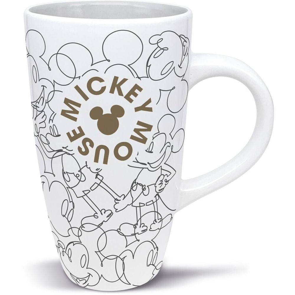 Taza cerámica Latte 695 ml con Mickey Mouse Signature STOR Imagen principal del producto