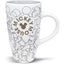 Taza cerámica Latte 695 ml con Mickey Mouse Signature STOR