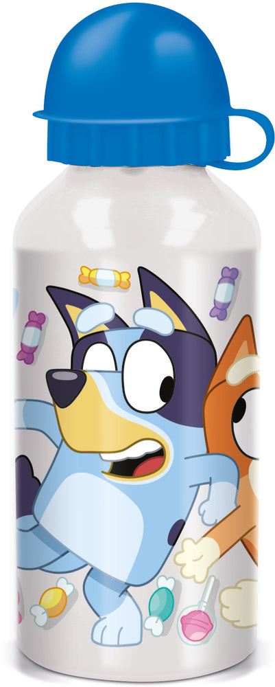 BOTELLA ALUMINIO PEQUEÑA 400 ML SUBLIMACION BLUEY CANDY | STOR | 1 UNIDAD | 8412497506644