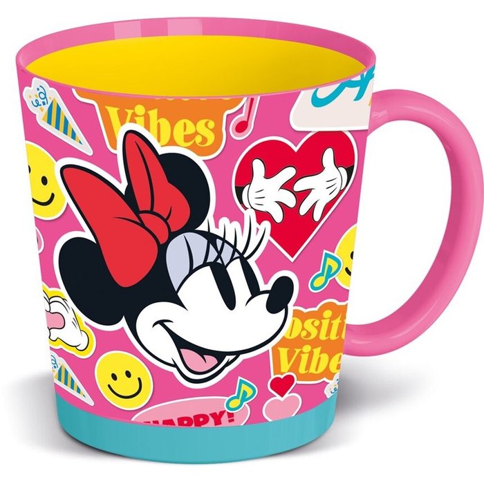 TAZA ANTIVUELCO PP 410 ML MINNIE MOUSE FLOWER POWER | STOR | 1 UNIDAD | 8412497744671