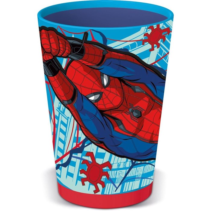VASO ANTIVUELCO PP 470 ML SPIDERMAN DIMENSION | STOR | 1 UNIDAD | 8412497747795