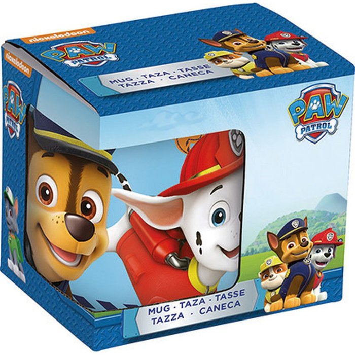 TAZA CERAMICA 325ML EN CAJA REGALO PATRULLA CANINA BOY ICON | STOR