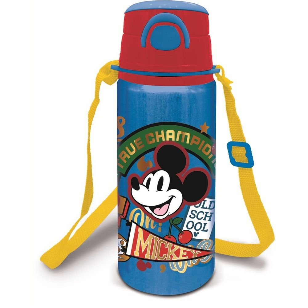 BOTELLA POP UP CON CORREA 730 ML MICKEY TRUE CHAMPIONS | STOR | 1 UNIDAD | 8412497811588