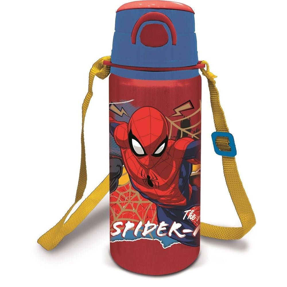 BOTELLA POP UP CON CORREA 730 ML SPIDERMAN MOVING TARGET | STOR | 1 UNIDAD | 8412497835584