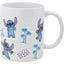 Taza Ceramica 325 Ml. en Caja Regalo Stitch Leaves Pattern