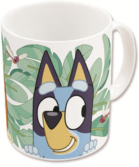 TAZA CERAMICA SUBLIM 325 ML BLUEY PALMS | STOR | 1 UNIDAD | 8412497991150