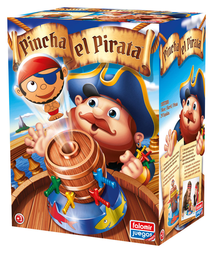 Juego de Mesa Pincha el Pirata Juguetes Falomir S.A Imagen principal del producto