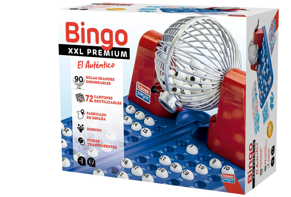 JUEGO DE MESA BINGO XXL PREMIUM | JUGUETES FALOMIR S,A | 1 UNIDAD | 8412553230308
