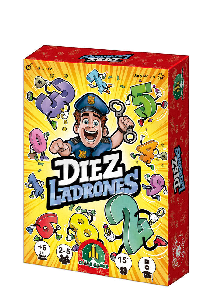 Juego de Mesa Diez Ladrones Juguetes Falomir S.A Imagen principal del producto
