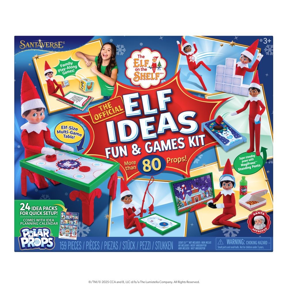 THE ELF ON THE SHELF KIT DE IDEAS DIVERTIDAS CON 80 ACCESORI | CEFA THE ELF ON THE SHELF | 1 UNIDAD | 8412562002767