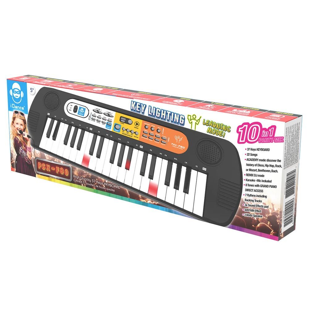 Teclado Luminoso 37 Teclas 10 en 1 CEFA TOYS