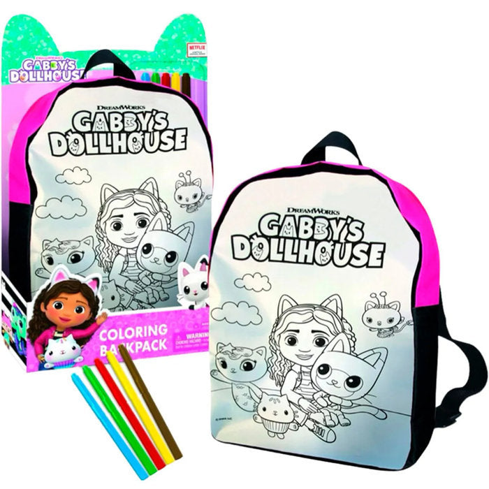 Mochila para Colorear Gabby's Dollhouse CEFA TOYS