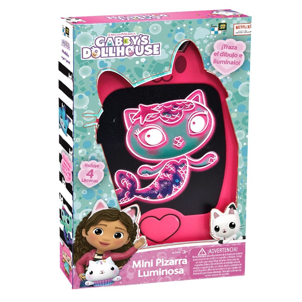 Mini Pizarra Luminosa La Casa de Muñecas de Gabby CEFA Toys