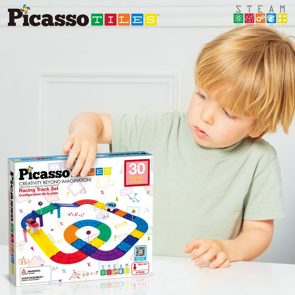 PISTA DE CARRERAS MAGNETICA 30 PIEZAS PICASSO TILES | CEFA TOYS | 1 UNIDAD | 8412562020082 Imagen principal del producto