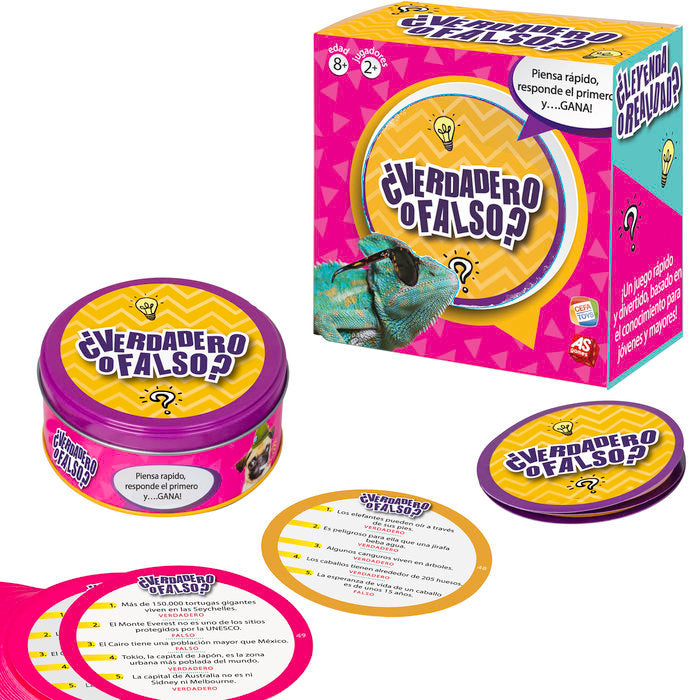 JUEGO VERDADERO O FALSO | CEFA TOYS | 1 UNIDAD | 8412562218618
