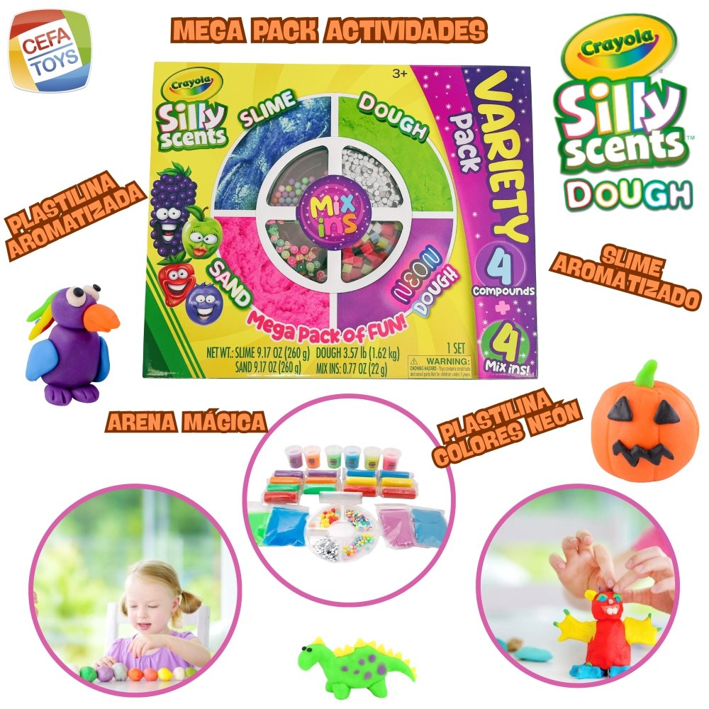 Mega Pack Multiactividades Crayola Silly Scent CEFA TOYS