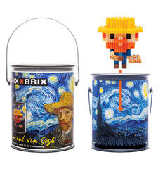 PIX BRIX PIXEL ART BOTE METALICO FIGURA VAN GOGH 482 PIEZAS | CEFA TOYS | 1 UNIDAD | 8412562570211