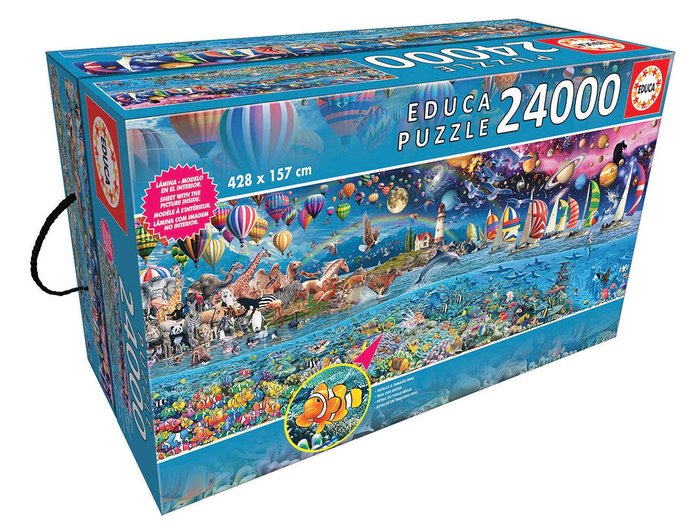 Vida el mayor puzzle 24000 piezas EDUCA Borras
