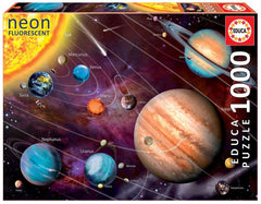 PUZZLE EDUCA 1000 PIEZAS NEON SISTEMA SOLAR | EDUCA-BORRAS | 1 UNIDAD | 8412668144613