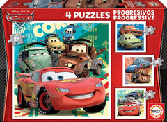 PUZZLE PROGRESIVOS CARS 2 12-16-20-25 | EDUCA-BORRAS | 1 UNIDAD | 8412668149427