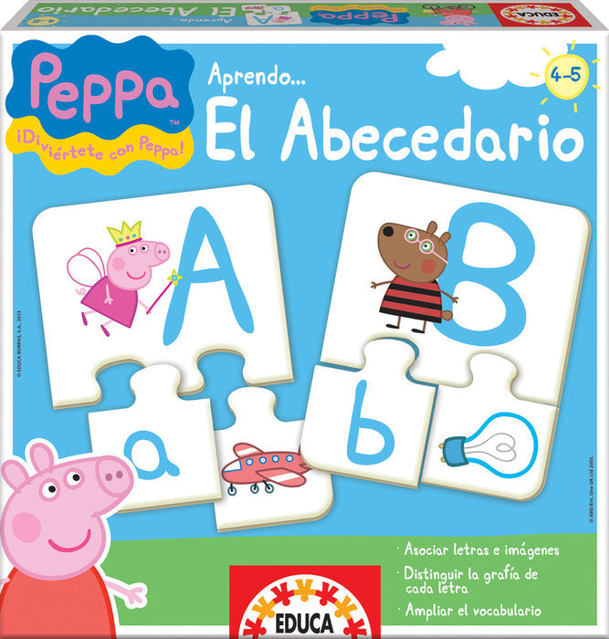 JUEGO APRENDO EL ABECEDARIO PEPPA PIG | EDUCA-BORRAS | 1 UNIDAD | 8412668156524 Imagen principal del producto