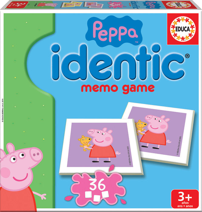 JUEGO IDENTIC PEPPA PIG | EDUCA-BORRAS | 1 UNIDAD | 8412668162273 Imagen principal del producto