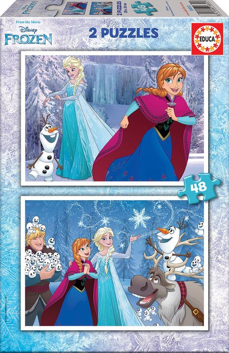 Puzzle 2x48 Piezas Frozen EDUCA Imagen principal del producto