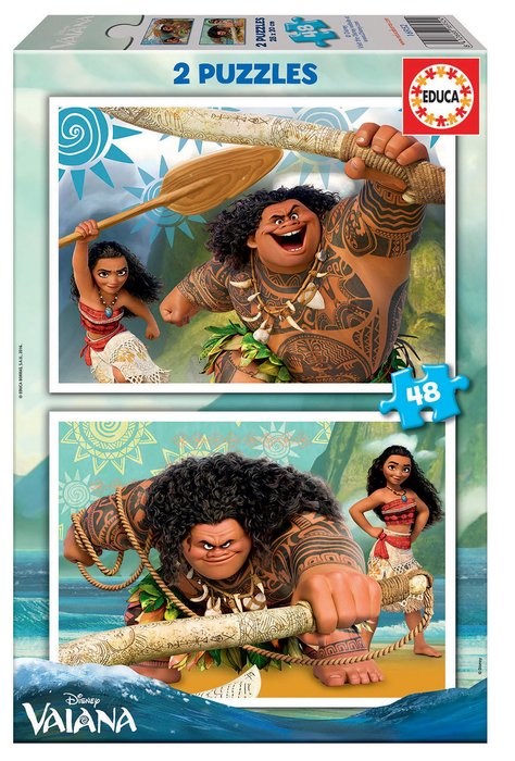 PUZZLE 2X48 PIEZAS VAIANA | EDUCA-BORRAS | 1 UNIDAD | 8412668169524 Imagen principal del producto