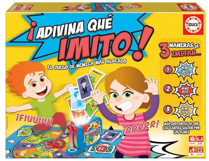 Adivina qué imito! El juego de mímica más alocado EDUCA BORRAS