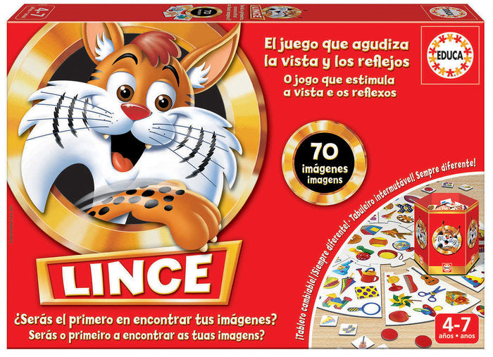 JUEGO LINCE 70 IMAGENES | EDUCA-BORRAS | 1 UNIDAD | 8412668174726 Imagen principal del producto