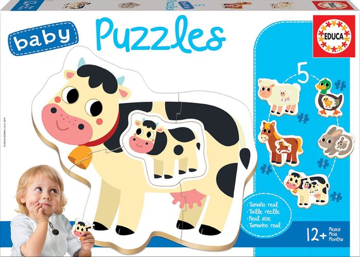 PUZZLE EDUCA INFANTIL LA GRANJA +12 MESES | EDUCA-BORRAS | 1 UNIDAD | 8412668175747