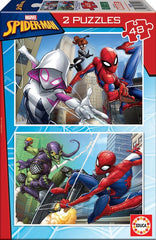 PUZZLE 2X48 PIEZAS SPIDER-MAN | EDUCA-BORRAS | 1 UNIDAD | 8412668180994
