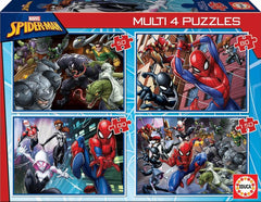 PUZZLE 4 MULTI 50-80-100-150 ULTIMATE SPIDER-MAN | EDUCA-BORRAS | 1 UNIDAD | 8412668181021