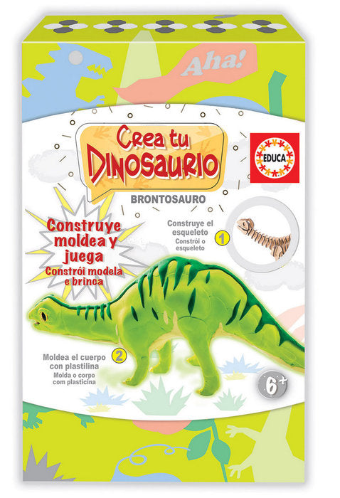 Crea y Moldea Tu Brontosaurio Educa Borras Juego Educativo