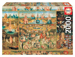 PUZZLE EDUCA 2000 PIEZAS EL JARDIN DE LAS DELICIAS | EDUCA-BORRAS | 1 UNIDAD | 8412668185050