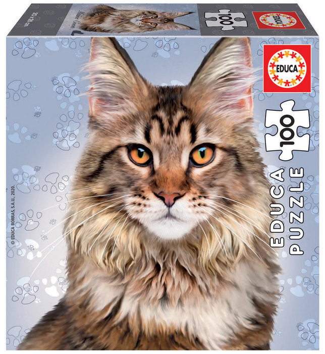 Puzzle Maine Coon 100 piezas Educa Borras