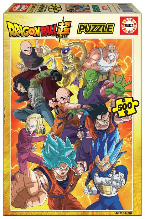 PUZZLE EDUCA 500 PIEZAS DRAGON BALL SUPER | EDUCA-BORRAS | 1 UNIDAD | 8412668190092