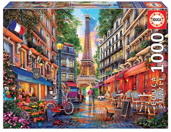 PUZZLE EDUCA 1000 PIEZAS PARIS DOMINIC DAVISON | EDUCA-BORRAS | 1 UNIDAD | 8412668190191