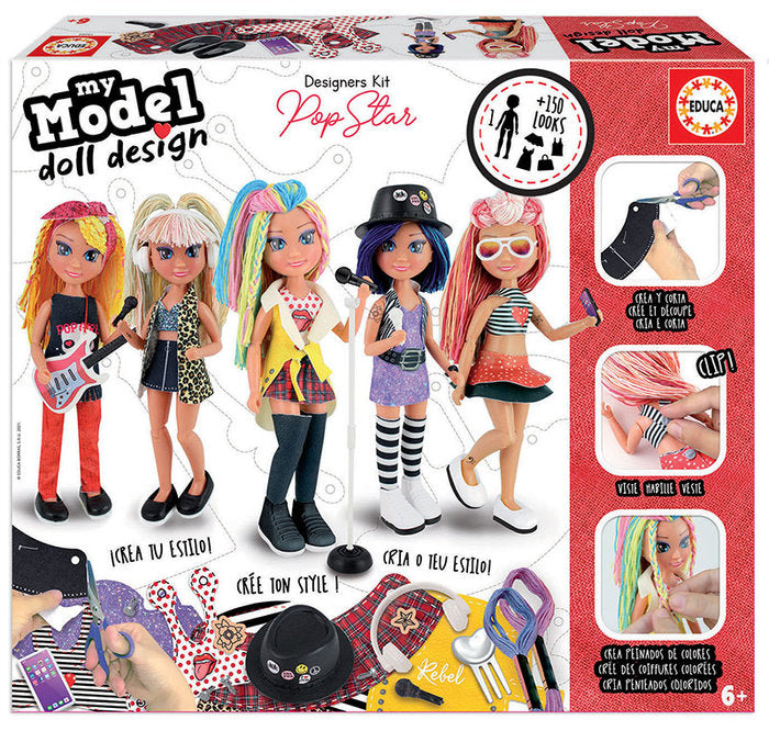 My Model Doll Design Pop Star EDUCA Borras Juego de Mesa