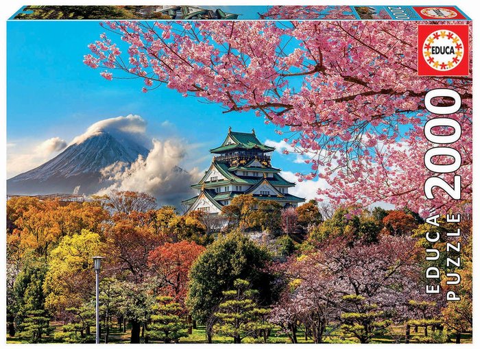 PUZZLE EDUCA 2000 PIEZAS CASTILLO DE OSAKA JAPON | EDUCA-BORRAS | 1 UNIDAD | 8412668192768