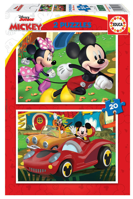 PUZZLE EDUCA 2X20 MICKEY MOUSE FUN HOUSE | EDUCA-BORRAS | 1 UNIDAD | 8412668193116