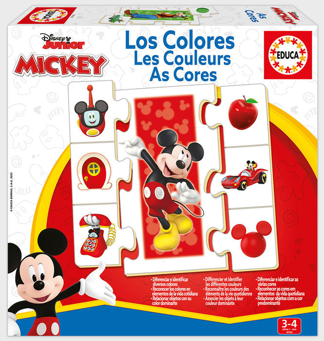 Juego Educa los Colores Mickey and Friends Marca Educa-Borras