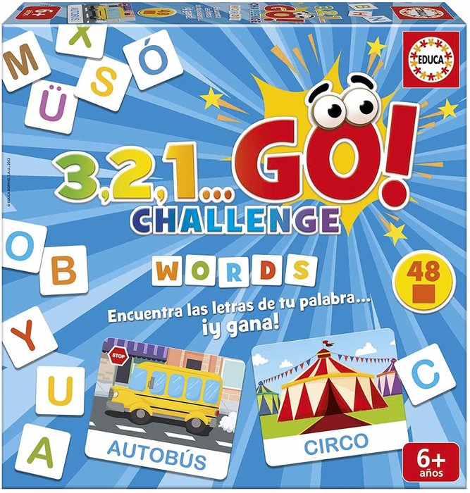 3 2 1 Go Challenge Words EDUCA Borras