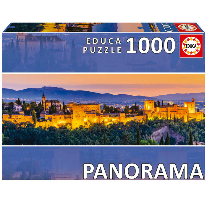 PUZZLES DE 1000 PIEZAS ALHAMBRA GRANADA PANORAMA | EDUCA-BORRAS | 1 UNIDAD | 8412668195769