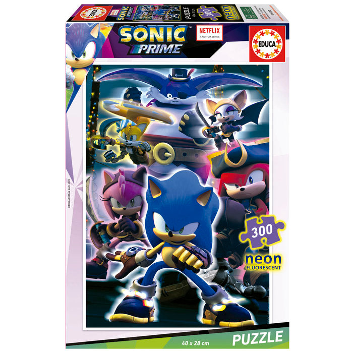 Puzzle infantil Sonic Neon 300 piezas EDUCA BORRAS